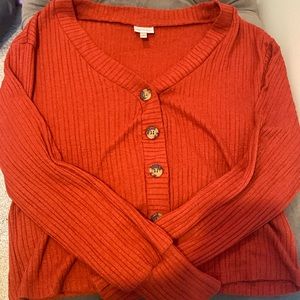 Red, Medium, Cardigan